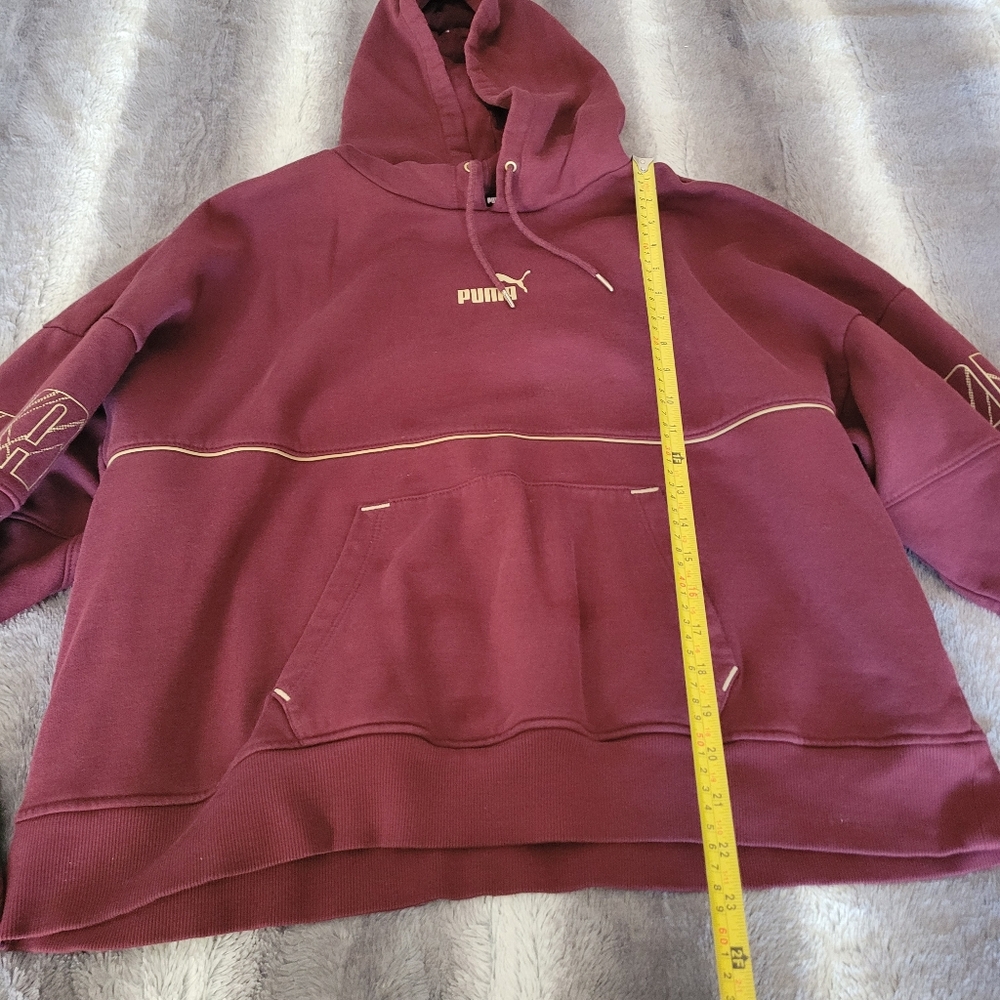 Puma Power Deco Glam Hoodie Size Xxl - Picture 2 of 6